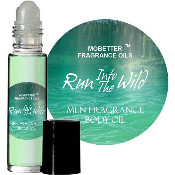Run Into The Wild Cologne Fragrance Body Oil for Men by Mobetter Fragrance Oils