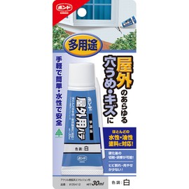 Konishi Bond #05412 Outdoor Putty, 1.0 fl oz (30 ml), White