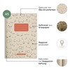 matabooks - A5 grass paper notebook, Maya colour: melon: sustainable