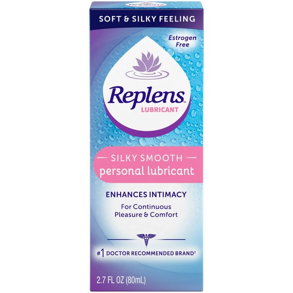 Replens Silky Smooth Personal Lubricant 2.7 fl oz (76.54 g) Pack of 6