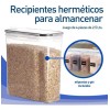 Bluelander Juego De 8 Recipientes Herméticos De Plástico Para Cereales