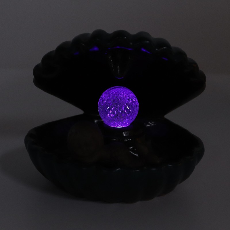 Incense Holder European Style Shell Shape LED Lamp Backflow Aromatherapy