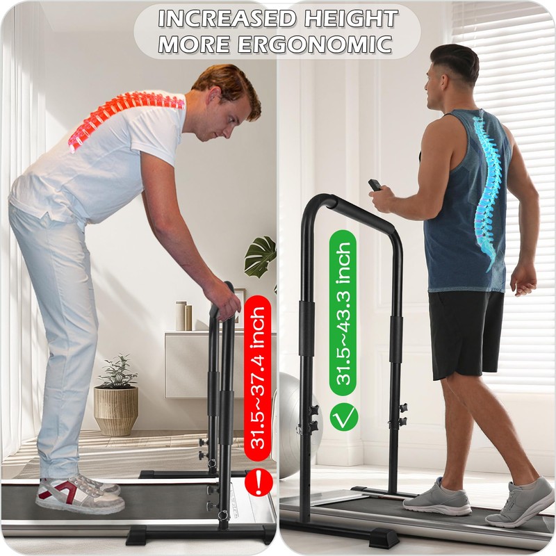 Upgraded Walking Pad Handle Bar Only, Treadmill Handles