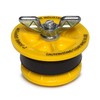 Cherne 270229 End-Of-Pipe Gripper Mechanical Test Plug, 2", Yellow