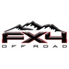 2 x Black & Red Matte 3D Off Road 4x4
