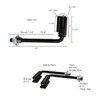 3/4" x 10" Adjustable Heavy Duty Gate J-Bolt Barrel Hinge