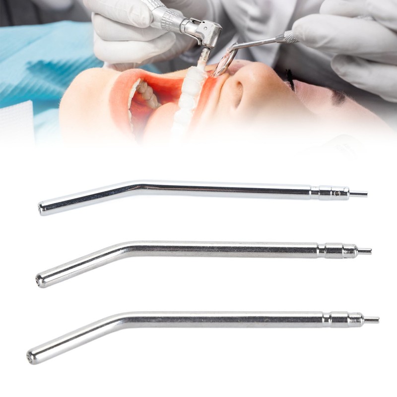 10pcs Oral Care Air Water Syringe Tips Debris Removal Stainless