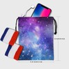 Purple Galaxy Drawstring Grip Bag - Starry Sky Grip Bags