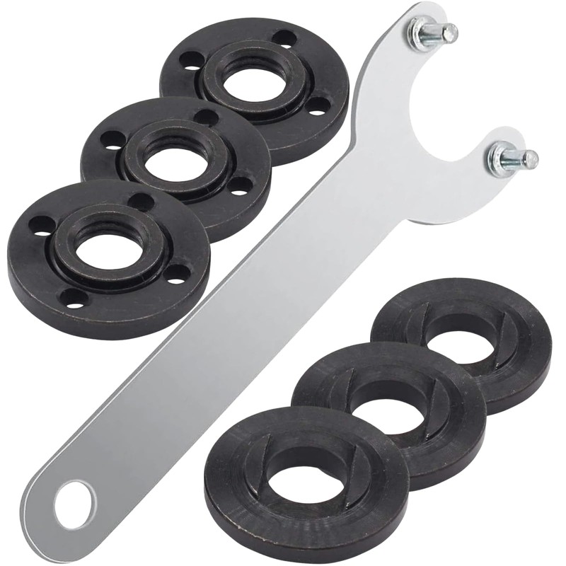 (1+3+3pk) 193465-4 Grinder Flange Angle Wrench Spanner Metal Lock Nut
