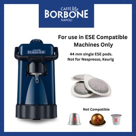 CAFFÈ BORBONE Cialda Compostabile, Miscela Nera - 50 Cialde - Sistema ESE