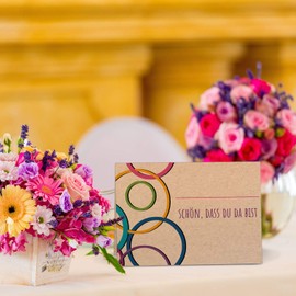 50 A7 Place Cards for Wedding, Birthday or Other Events (Assorted Designs)