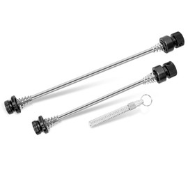 HOUSON Anti-Theft Quick Release Skewer for MTB/Road Bikes - Universal 155mm/115mm Aluminum Axle with Removable Lever | Stainless Steel Core + IPX5 Corrosion Protection