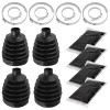 Caltric 2 Rear Axle Outer Inner CV Boot Kit for