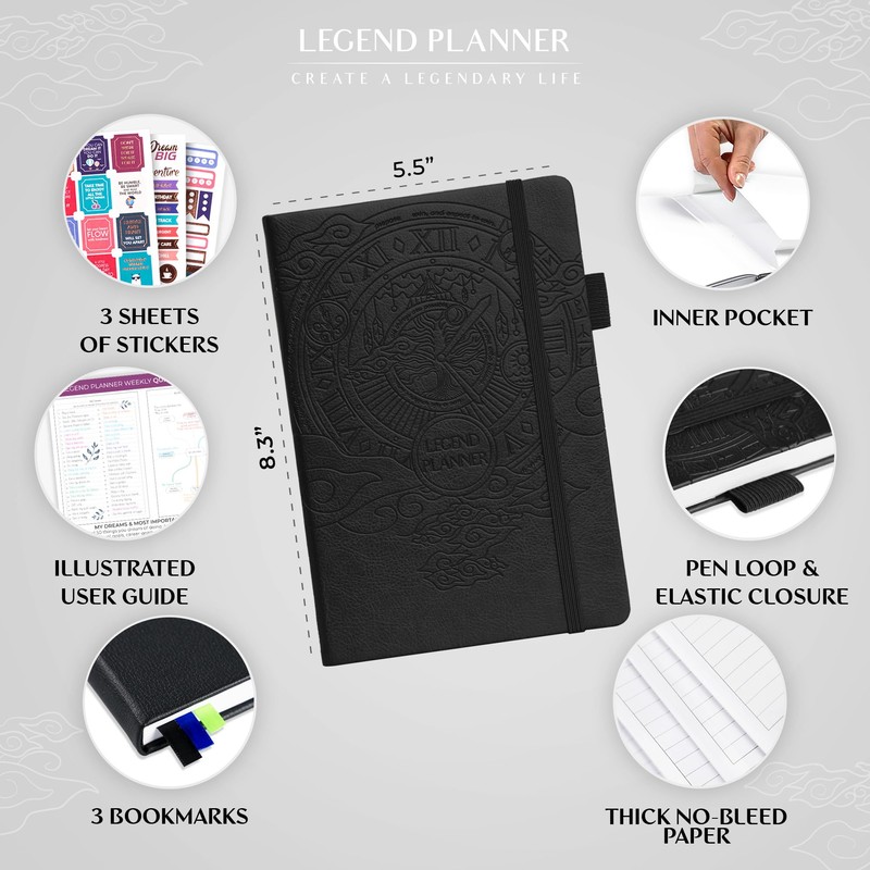 Legend Planner – Weekly & Monthly Life Planner to Hit