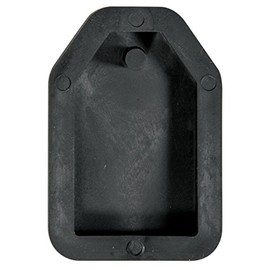 Rayher Casting Mould: Hanger Tag, Size: 2,3 x 3,9cm, for Jewellery Cement, Thermoplastic Elastomers, Black, 11.5 x 8 x 0.8 cm