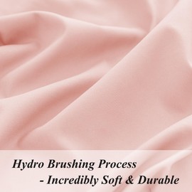 Full Fitted Sheet Only - Premium 1800 Super Soft & Cozy Microfiber, Wrinkle, Fade, Shrinkage Resistant Deep Pocket Full Size Fitted Bottom Sheet, Pink