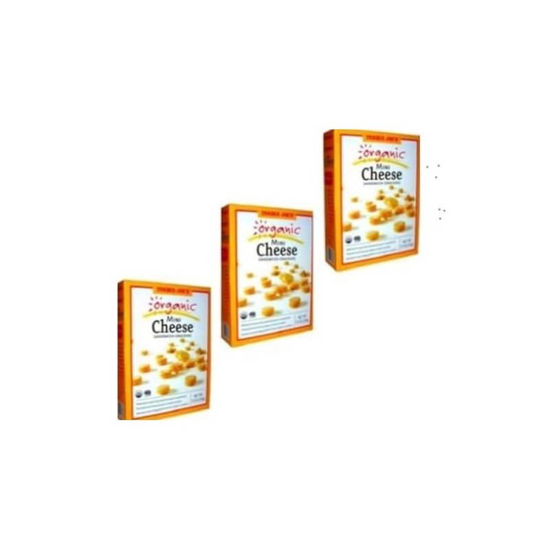 Organic Mini Cheese Sandwich Crackers Pack of 3. 7.5oz each