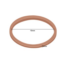 Hicarer 1000 Mini Rubber Bands Soft Elastic Bands for Hair Braids(1.5 cm,Brown)