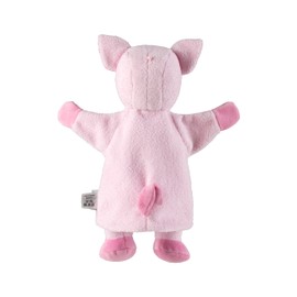 Hand Puppet Pig Soft Toy for Kasperle Theatre Storytelling and First Role Play Toy for Girls and Boys