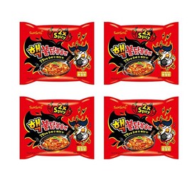 Samyang HACK Buldak Bokeum Ramen 4PCS Hot Spicy Fire Noodle New spiciest