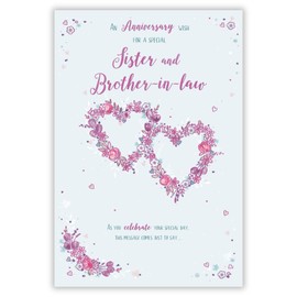 ICG Sister and Brother in Law Anniversary Card 8571