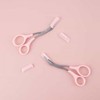 Eyebrow Grooming Scissors and Razor Set Eyebrow Trimmer 6ea