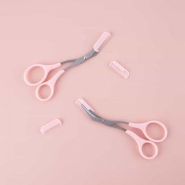 Eyebrow Grooming Scissors and Razor Set Eyebrow Trimmer 6ea