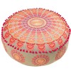 Mandala Life ART Floor Cushion Large with Ponpon Boho Chic