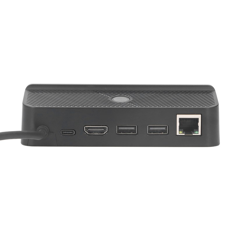 Docking Station Black 6 in 1 Charging Base RGB LED