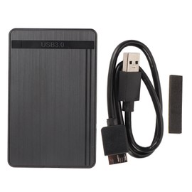 2.5in Hard Drive Enclosure Tool Free 5Gbps USB3.0 to SATA III Enclosure Support UASP BOT for 7 to 9.5mm SATA III II I SSD HDD  (Not Inclube Hard Disk)