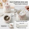 Seyont 3.1 Inch Ceramic Spice Jar - Sugar Bowl with