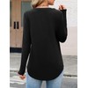 JUSTFASHIONNOW Womens Tops Long Sleeve Shirts Crew Neck Tunics or