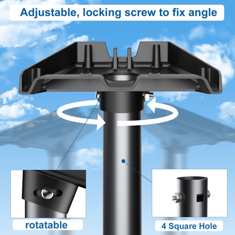 Gen 3 Mount for Starlink, Adjustable Wall /Roof Mounting Kit