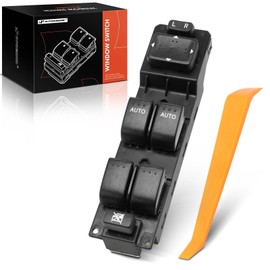A-Premium Master Power Window Switch - Compatible with Mazda 6 2009-2010, CX-7 2007 2008 2009 2010 2011 2012 - with 2 AUTO - Front Left Driver Side