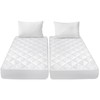 Split California King Mattress Protector Pad for Adjustable Beds, Absorbent