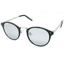Flone FBL 064-3 Sunglasses, Black x Silver, Light Gray