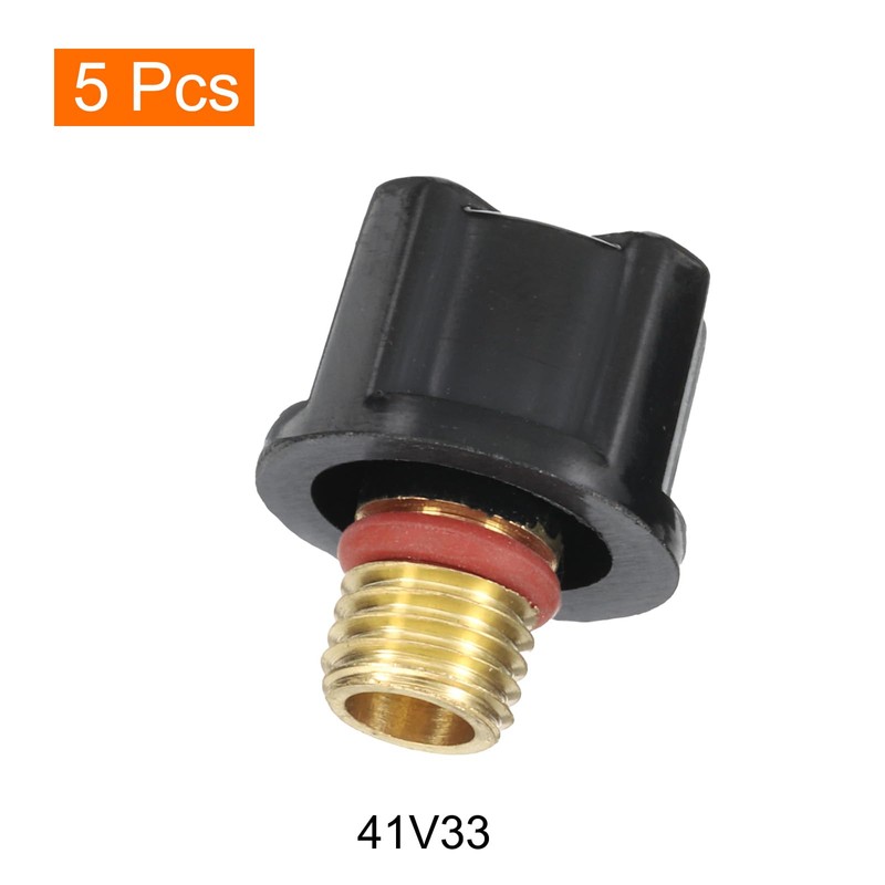 sourcing map 5pcs TIG Back Cap 41V33 Fit Welding Torch