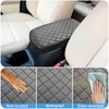QianBao Compatible with Toyota RAV4 2006-2013 Leather Center Console Armrest