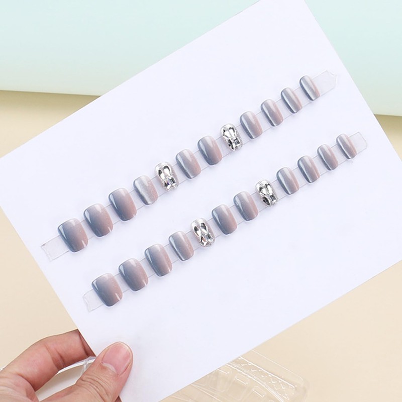 YOVOY Nail Tip, 3D Nail, Cute, False Nail, Short, Nail