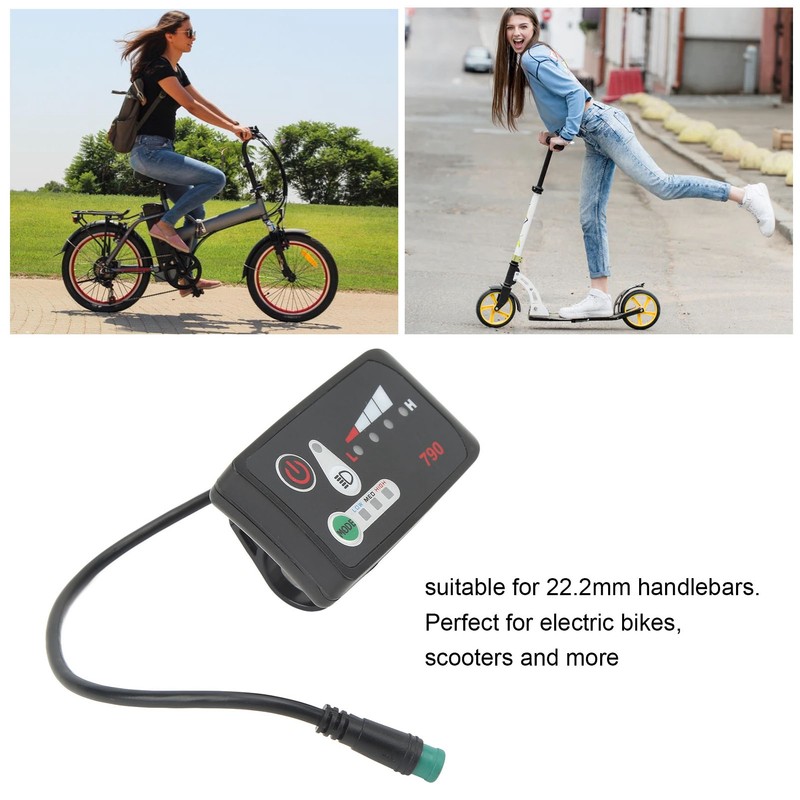 Electric Bike LED Power Display Panel Electric Bike Modification Display