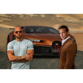 ANDREW TATE BUGATTI TATE BROTHERS - 4x6 Glossy Printed Photo