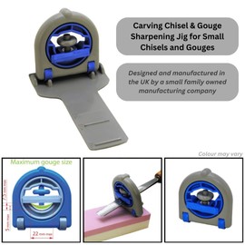 Carving Chisel & Gouge Sharpening Jig for Arc Shape Blades (W8065) Free UK Postage