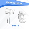 10 Pairs False Drawer Front Clips False Cabinet Front Clips