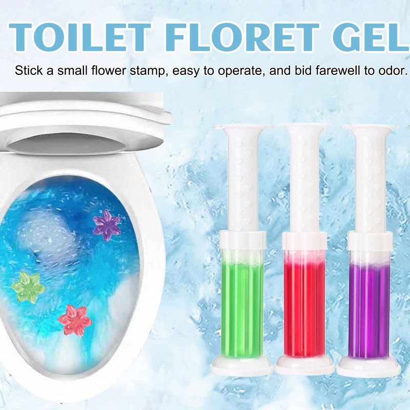 Toilet Gel Stamp, Deodorising Cleansing Toilet Gel for Bathroom Oil,