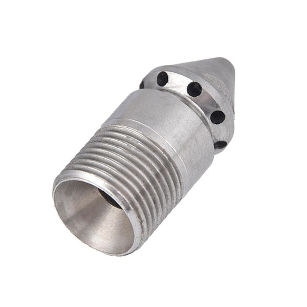 XCSJ Pipe Cleaning Nozzle, Sewer Jetter Nozzle for Drilling Sewer