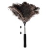 Ostrich Feather Duster 16.5-47Inch Reusable Fluffy Natural Detachable Ostrich Feather