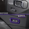 VXZLRR Inner Door Lock Switch Button Bezel Trim Cover Compatible