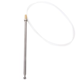 KIMISS Antena Estéreo Retráctil de Repuesto de Acero Inoxidable para W140 W124 W202 W210 R129 1992-2002