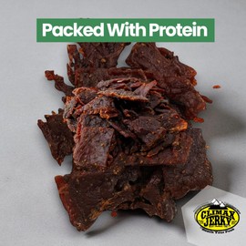 Beef Jerky Variety Pack – 1 LB Total (4 x 4oz Bags) – Honey Glaze, Teriyaki, Pepper, Red Hot – Premium Assorted Flavors – High Protein Snack