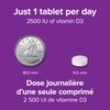 Webber Naturals Vitamin D3 2,500 IU Extra Strength, 180 Tablets,